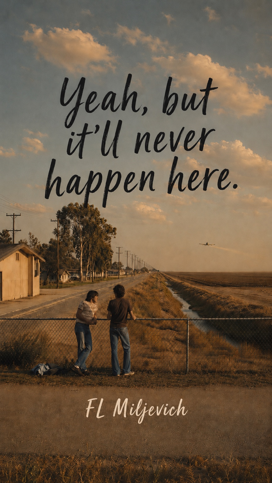 Cover of Yeah, but it’ll never happen here. by FL Miljevich